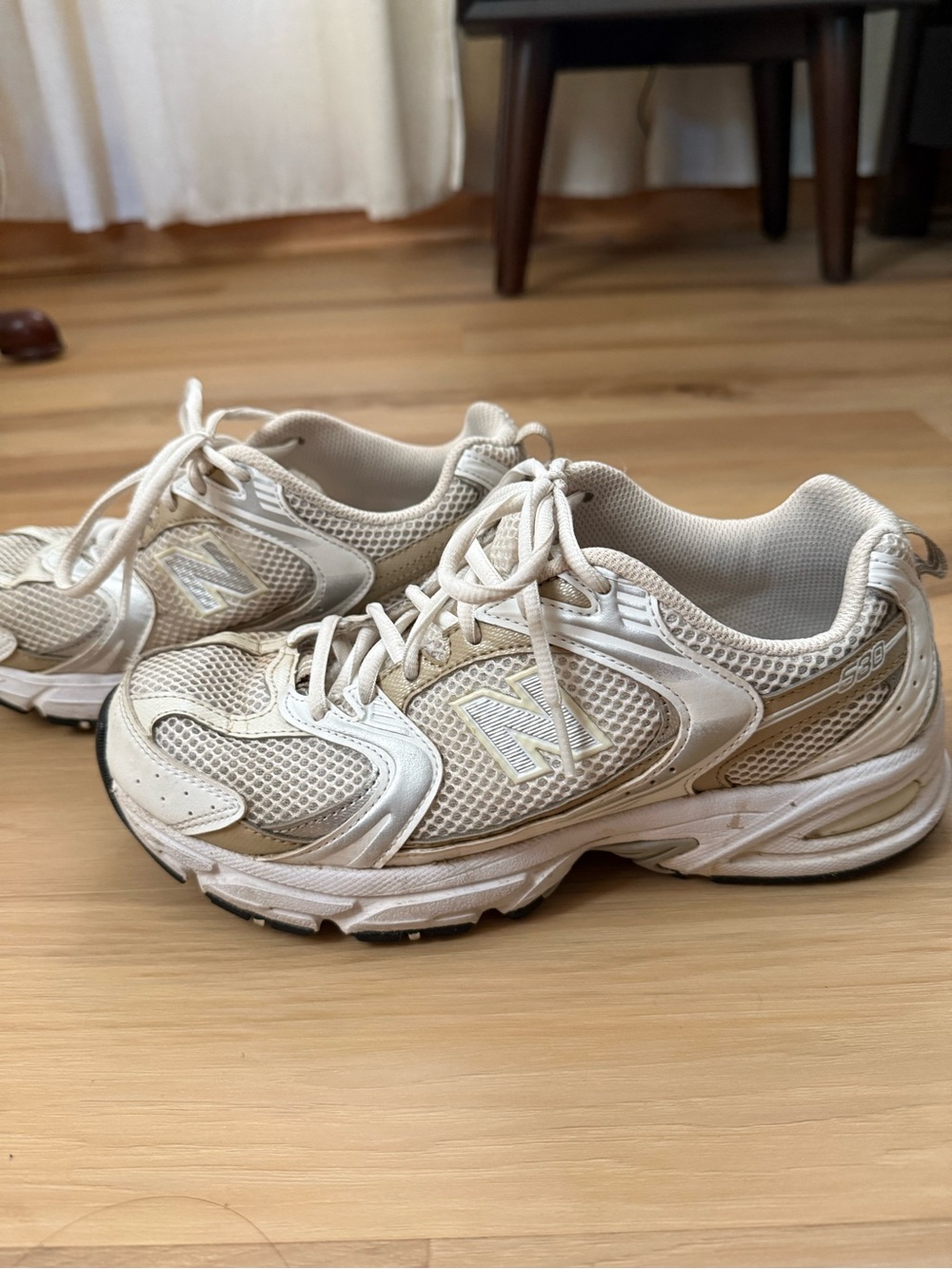 New Balance 530 White Stoneware Linen - Picture 2 of 10